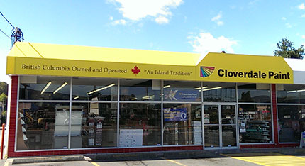 Coverdale Paint store in Duncan, BC