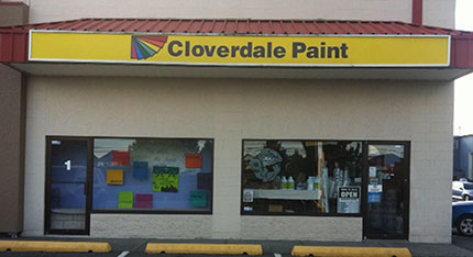 Courtenay, BC paint store - Cloverdale Paint