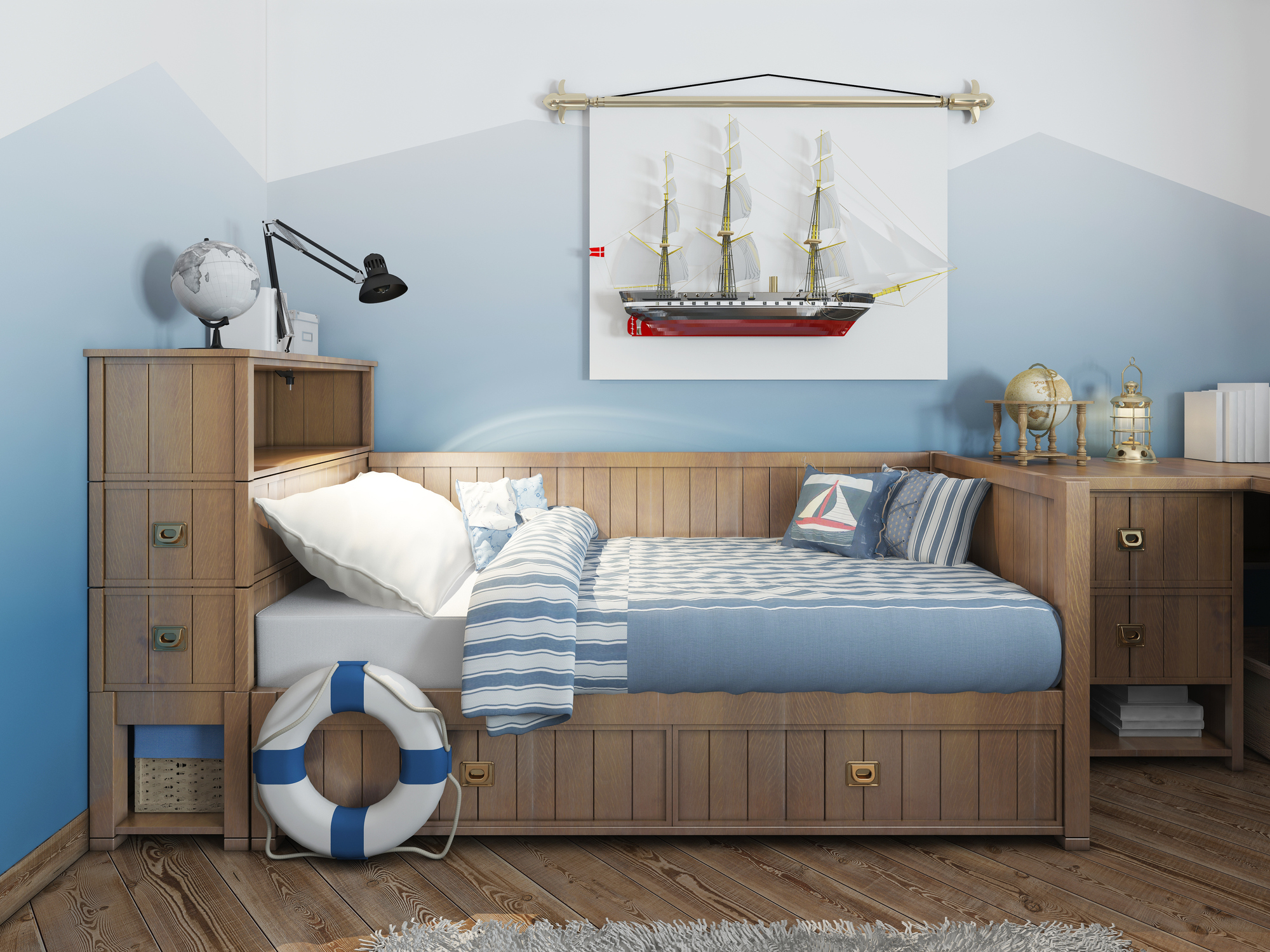 Blue Children's Room