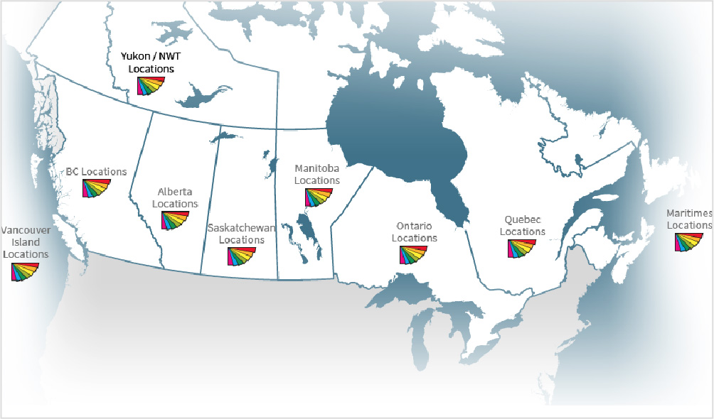Cloverdale Paint store location map