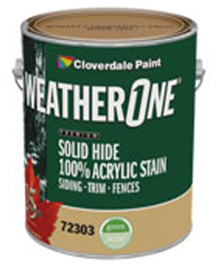 WeatherOne Solid Hide 100% Acrylic Stain