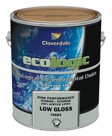 <p>Ecologic<sup>&reg;</sup>&nbsp;Ultra Low VOC 100% Acrylic Latex Finish, Low Gloss (GL4)</p>