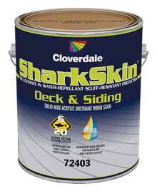 <p>SharkSkin<sup>&reg;</sup>&nbsp;Solid Hide Deck &amp; Siding Stain</p>