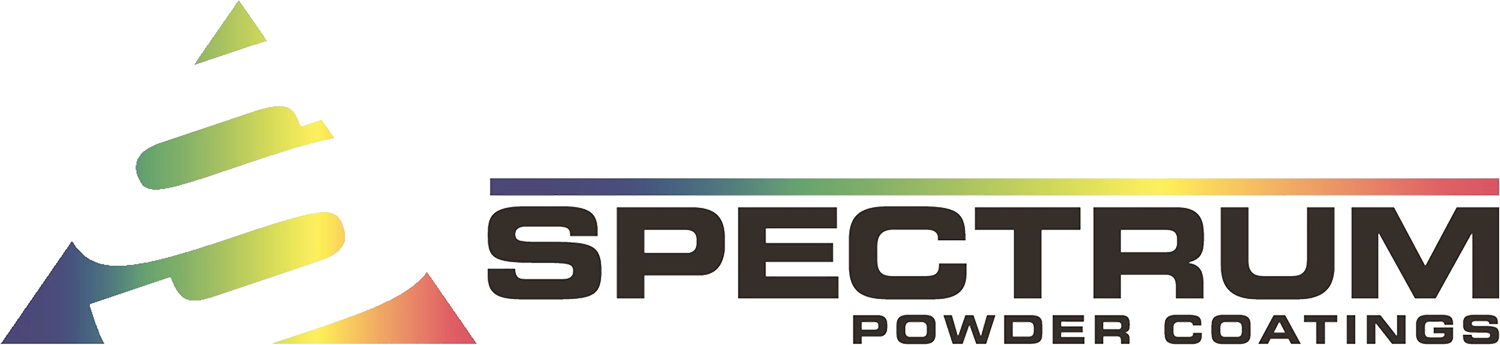 Spectrum Powder Coatings brand logo representing Canadian powder coating manufacturing, custom colour matching, and fast delivery of industrial coating solutions across Canada.